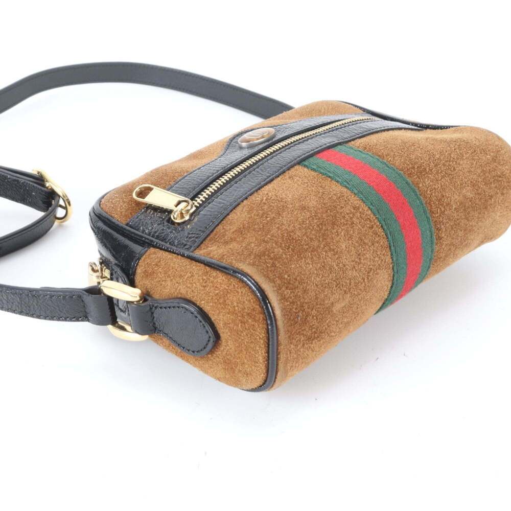 GUCCI Black Leather Shoulder Bag - Picture 4 of 9